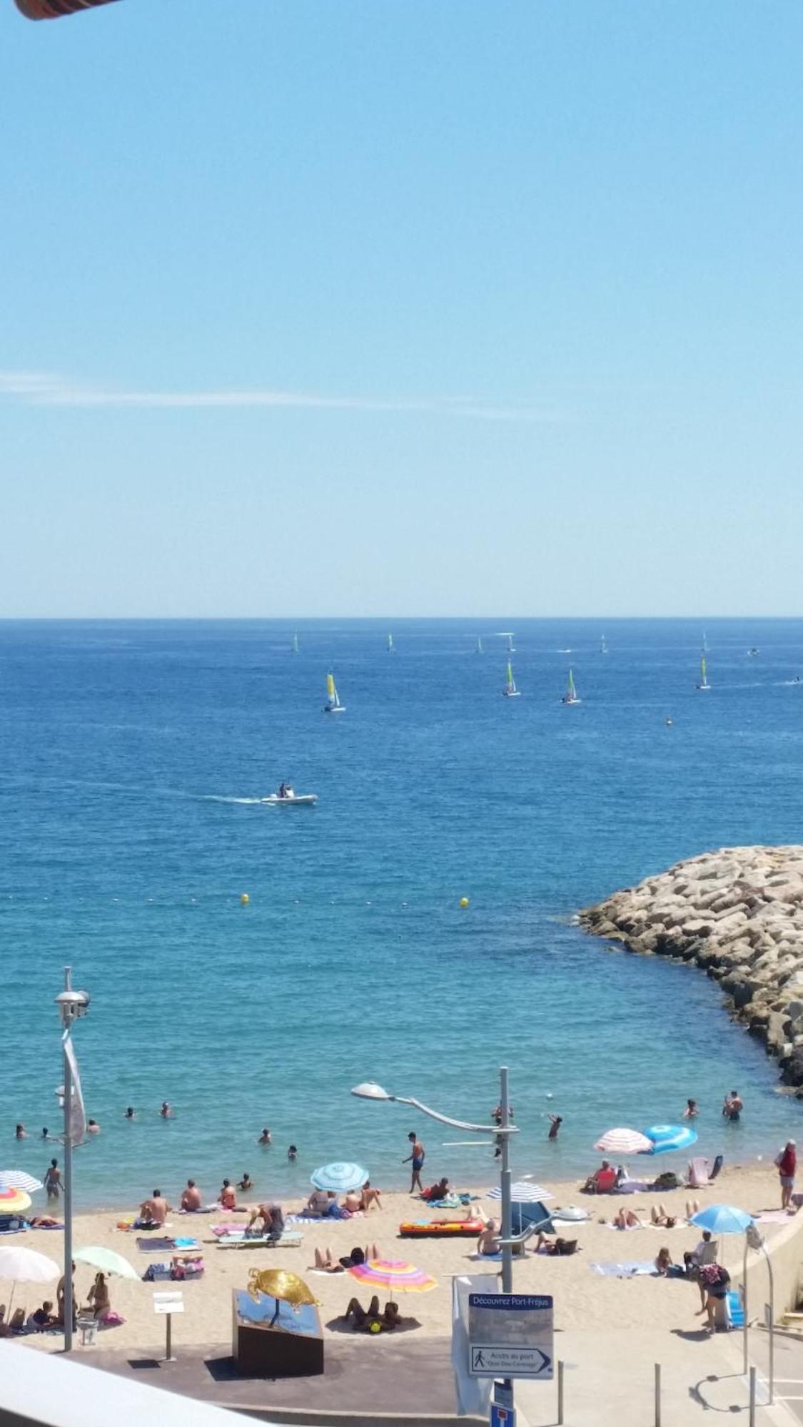 Sublime Vue Mer,Parking,Wifi Fréjus Exterior foto